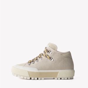 NWOT Rag & Bone Army Hiker Low Linen Lace Up Sneakers Boots Platform Creepers 37